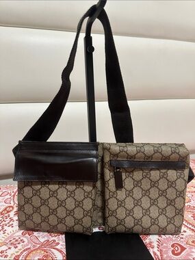 Gucci PVC Waist Bag/Body Bag
